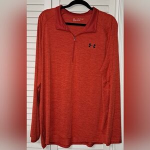 Under Armour Orange Quarter-Zip Pullover